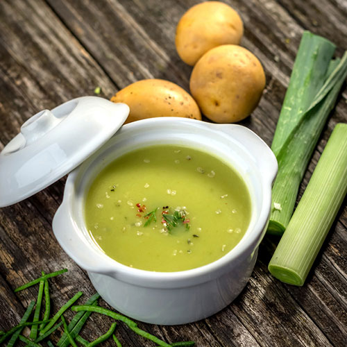 Crema de brócoli y coliflor