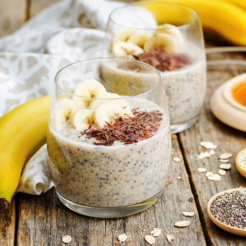 Overnight oat de plátano
